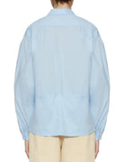 camicia livi cotone tasche sky blue - jejia - camicia manica lunga