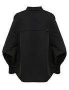 camicia manica pipistrello nero - Frida SRL