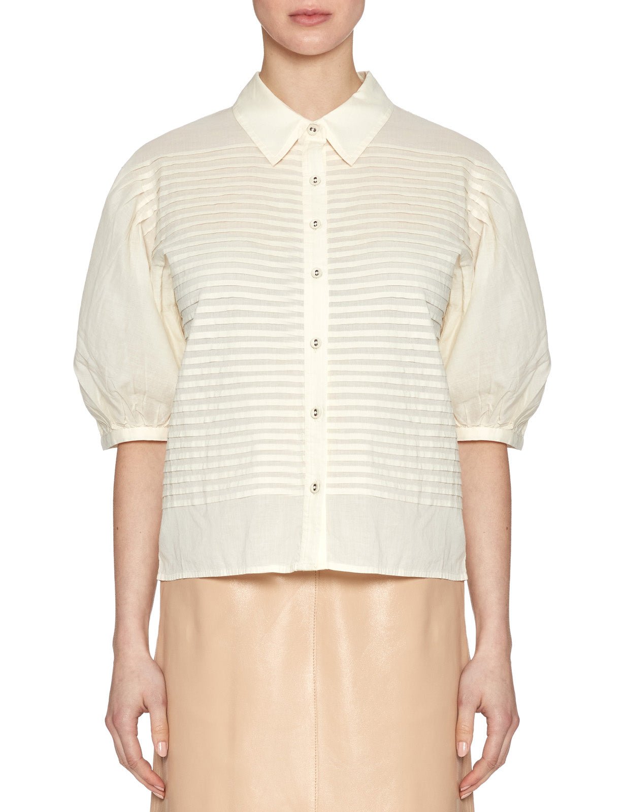 camicia manica sbuffo cordelia cowrie - ulla johnson - camicia manica corta