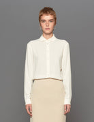 camicia misto seta pergamena - Frida SRL