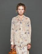 camicia musa fantasia avorio - forte forte - camicia manica lunga