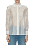 camicia mussola dritta bianco - blufrida - camicia manica lunga