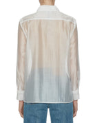 camicia mussola dritta bianco - blufrida - camicia manica lunga