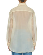 camicia organza over bianco - blufrida - camicia manica lunga