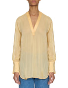 camicia over voile satin sole - Frida SRL