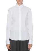 camicia pinces stretch bianco - mazzarelli - camicia manica lunga