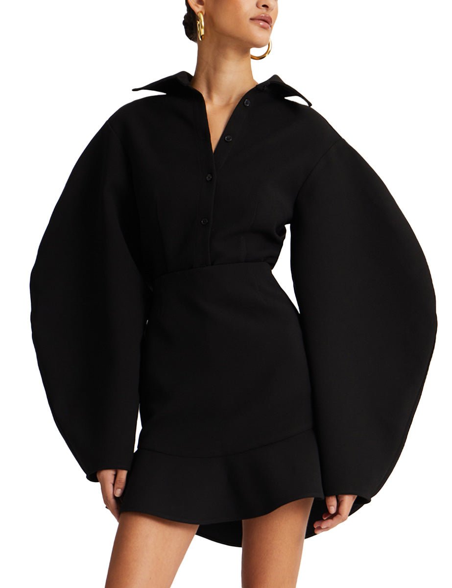 camicia suiting fit black - Frida SRL
