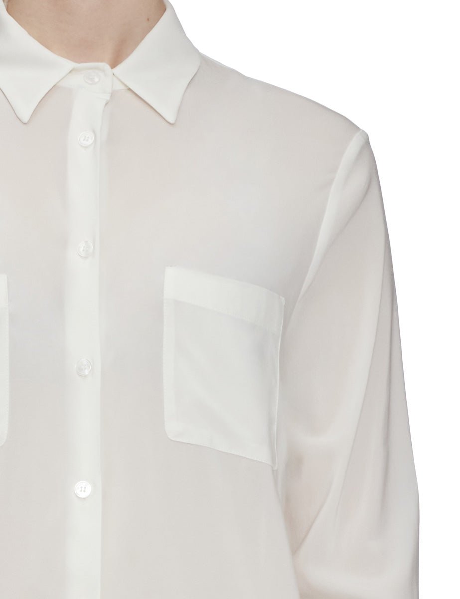 camicia taschine bianco - stella jean - camicia manica lunga