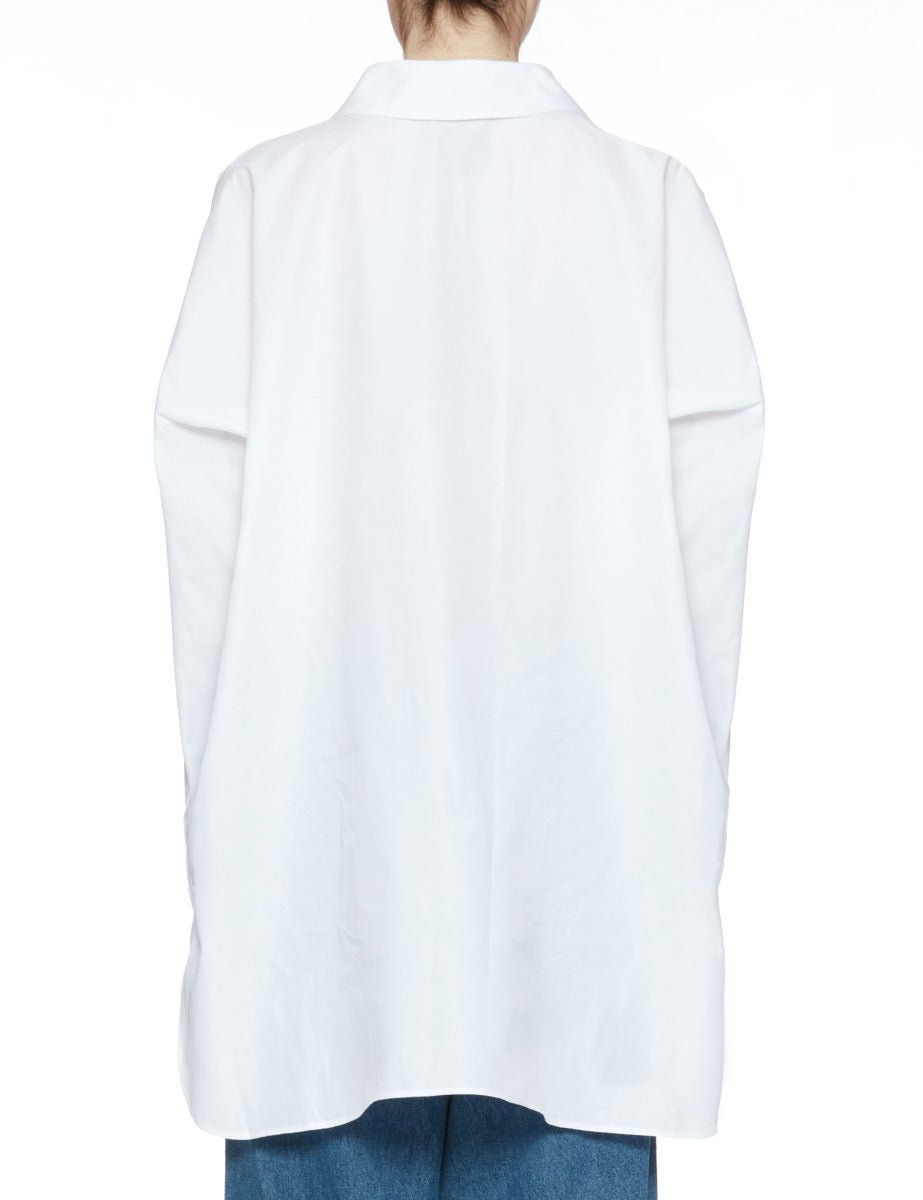 camicia tom plastron pizzo white - jejia - camicia manica lunga