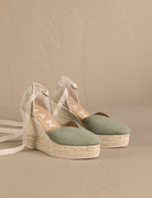 campesina zeppa sage - maneb� - sandalo tacco