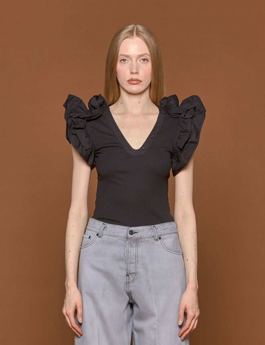 canotta birdie noir - ulla johnson - canotta