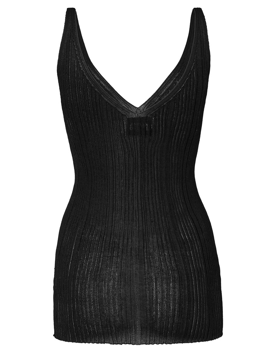 canotta coste nero - alpha - canotta