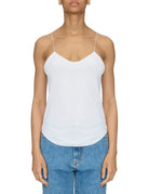 canotta costina spalline giglio - forte forte - canotta