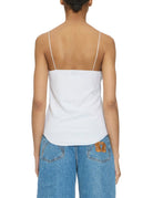 canotta costina spalline giglio - forte forte - canotta