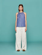 canotta garcone riga azzurro bianco - jejia - canotta