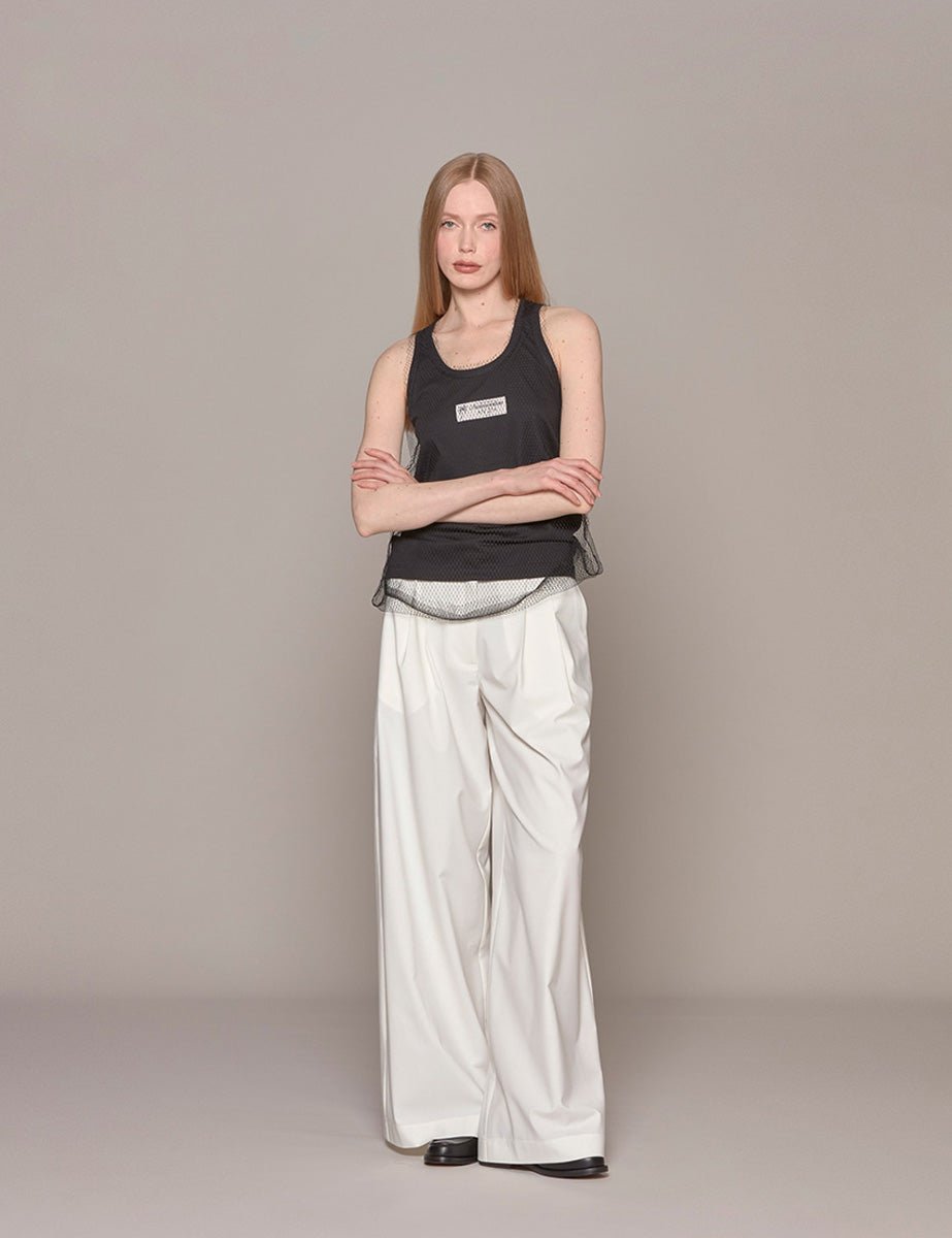 canotta jersey rete nero - n21 alessandro dell'acqua - canotta