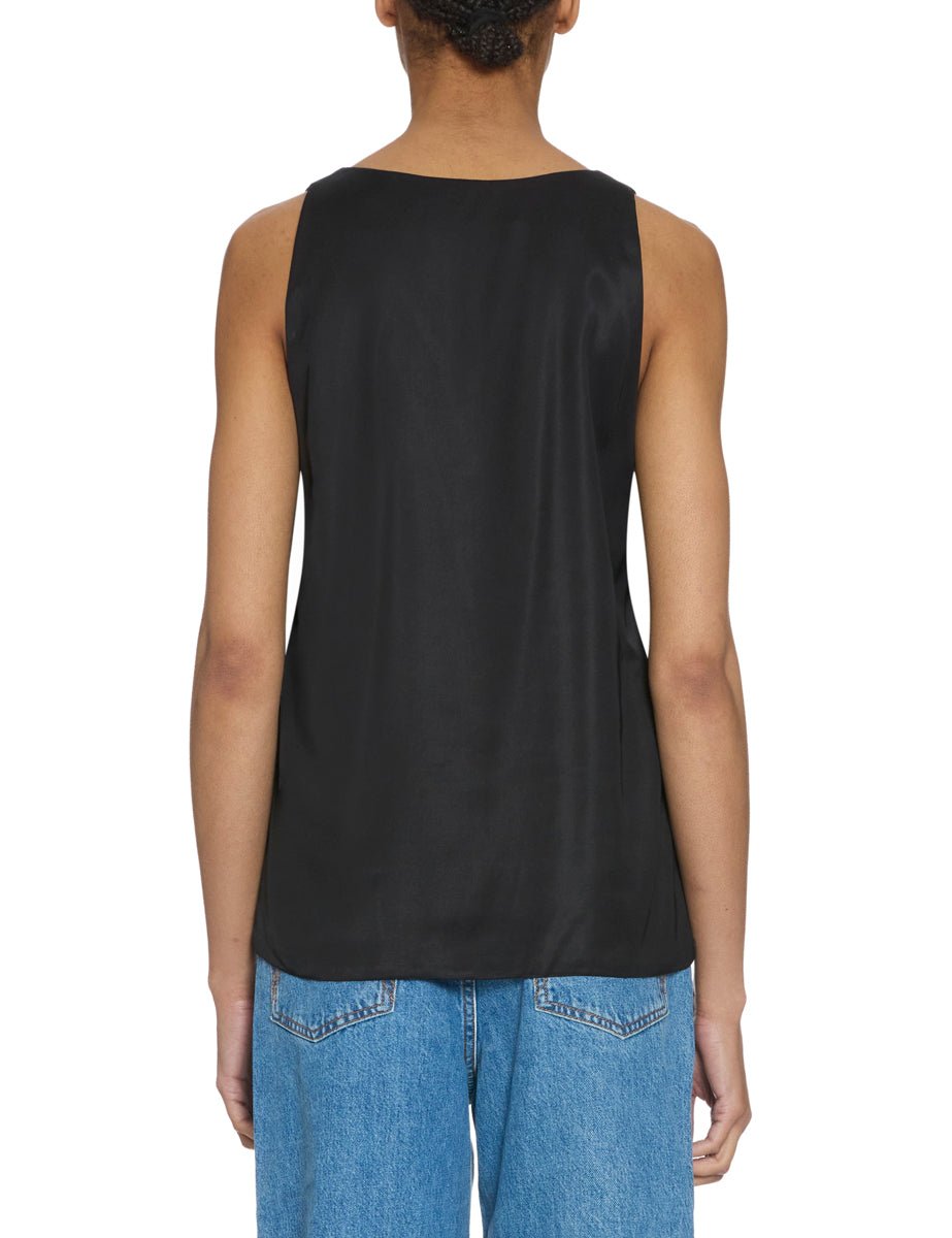 canotta raso black - nineminutes - canotta