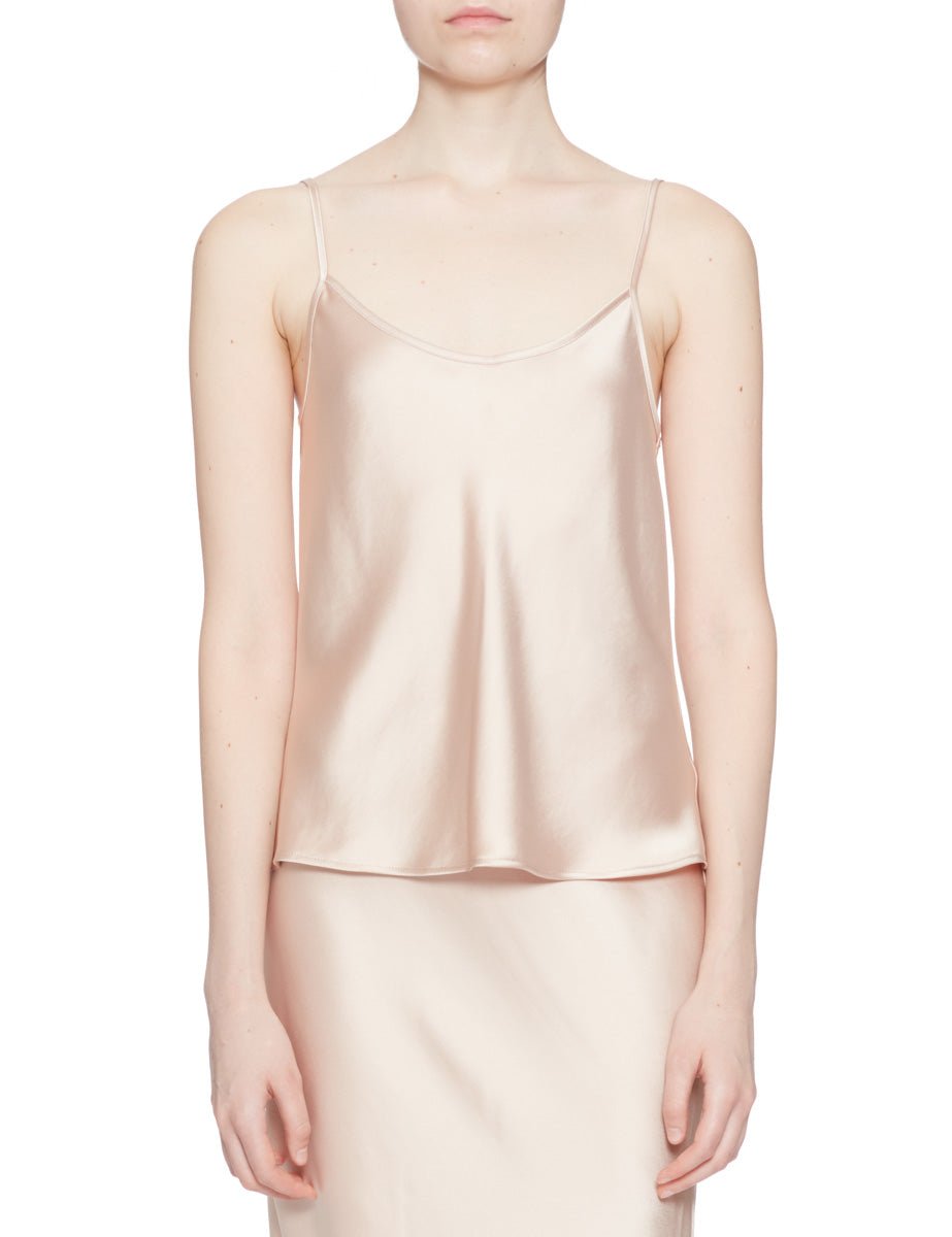 canotta spalline raso nude - blufrida - canotta