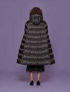 cappa piumino lunga nero - vivetta - stola