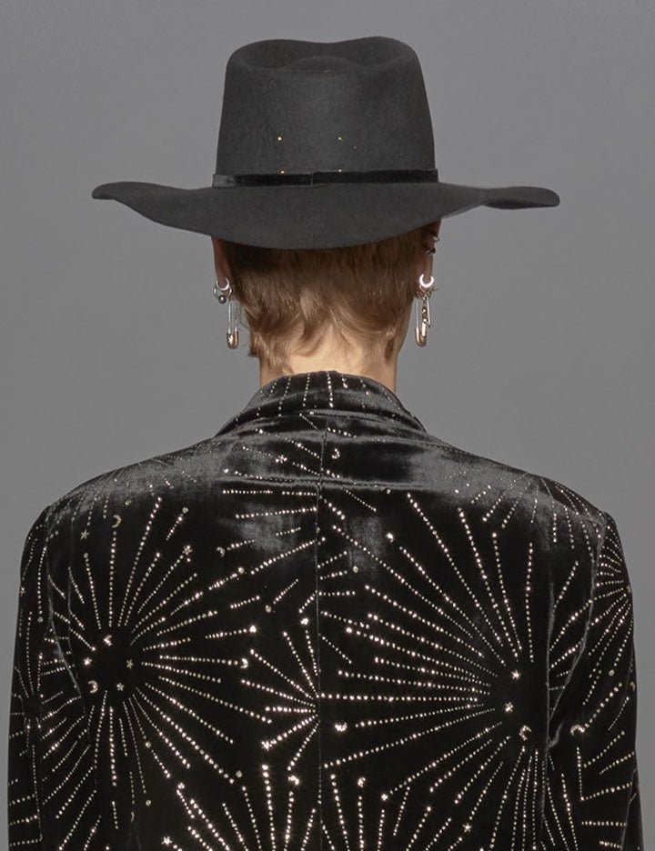 cappello tesa nero - forte forte - cappello