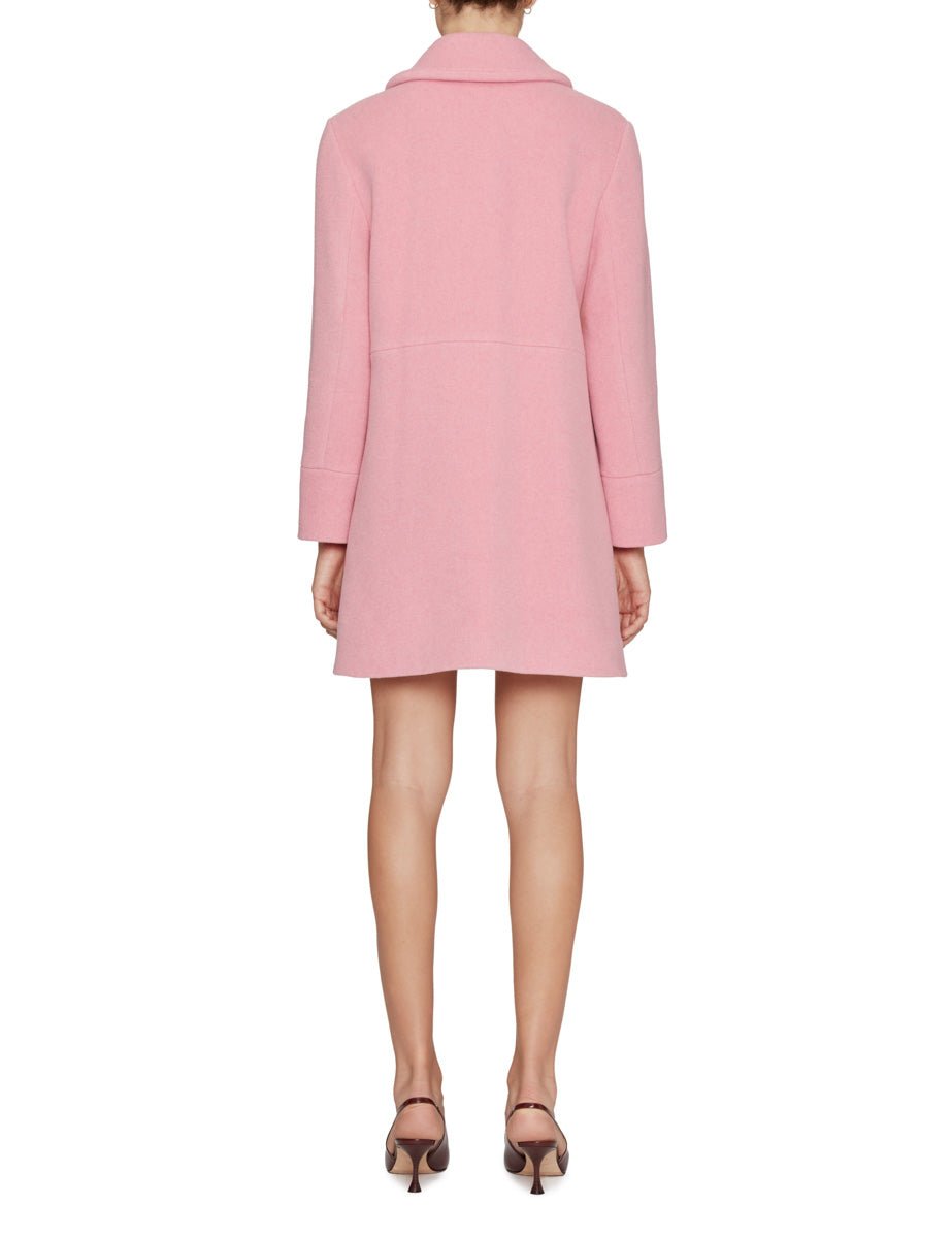 cappotto bon ton rosa - n21 alessandro dell'acqua - cappotto