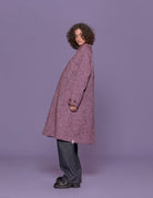 cappotto boucle bordeaux - t_coat - cappotto