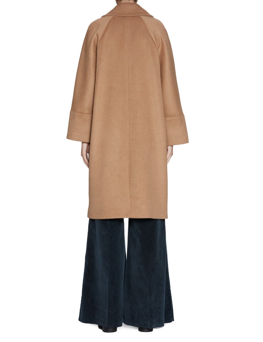 cappotto doppiopetto misto lana cammello - blufrida - cappotto
