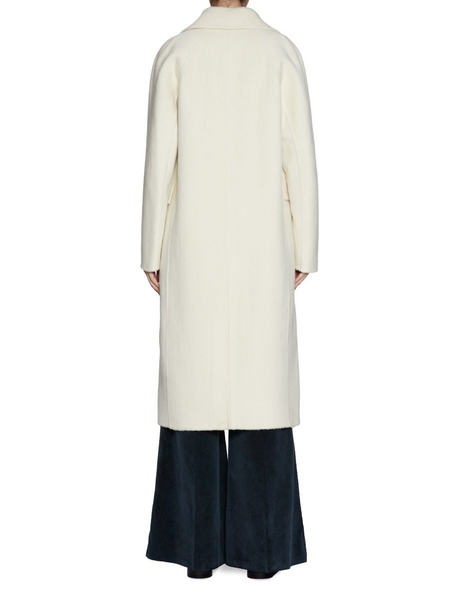 cappotto doppiopetto panna - blufrida - cappotto