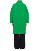 cappotto in maglia erba - jei-o - cappotto