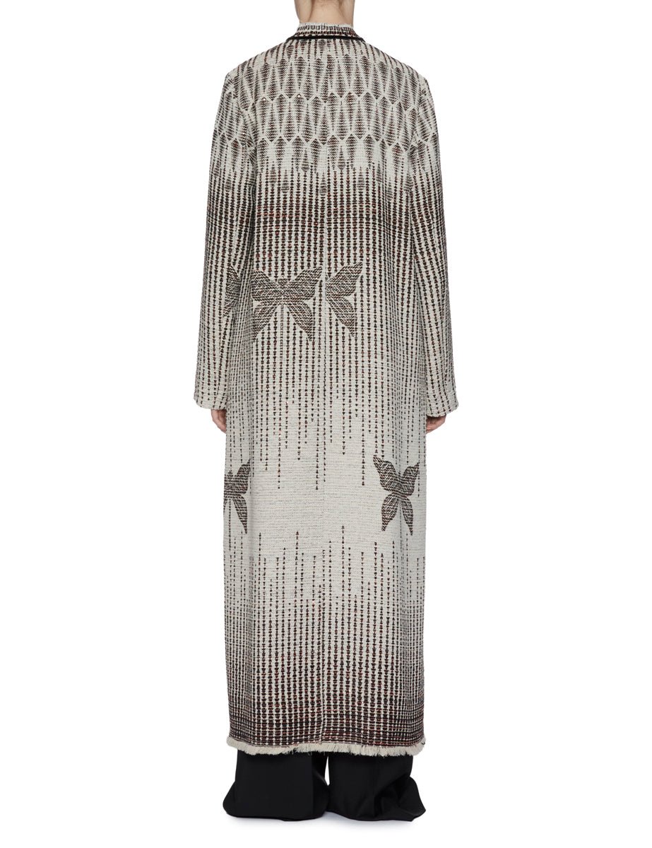 cappotto jacquard libellule borotalco - forte forte - cappotto