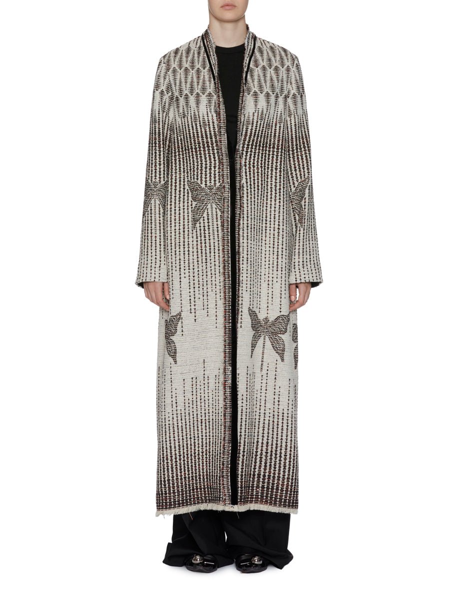 cappotto jacquard libellule borotalco - forte forte - cappotto