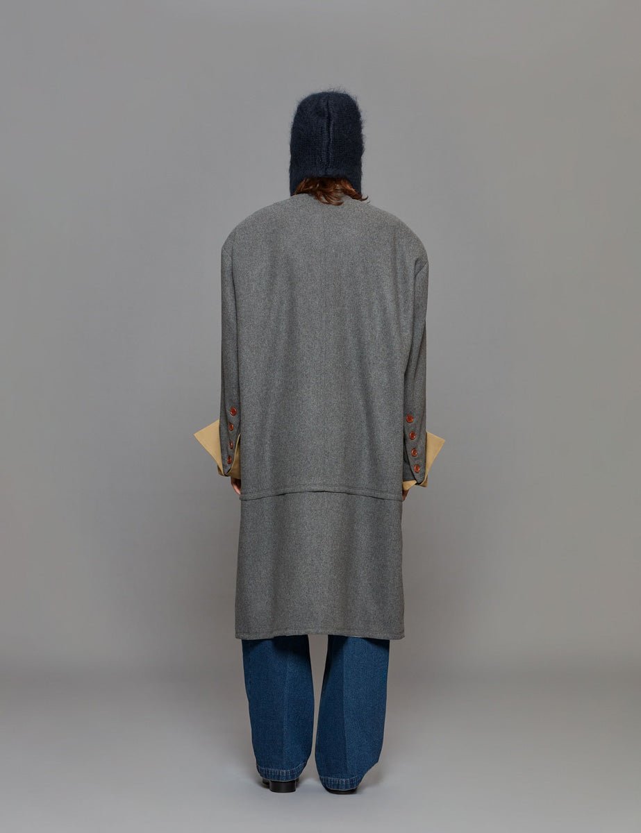 cappotto jhonatan dark grey - Frida SRL