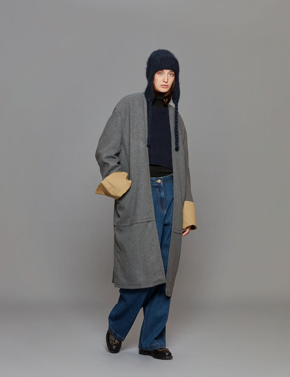 cappotto jhonatan dark grey - Frida SRL
