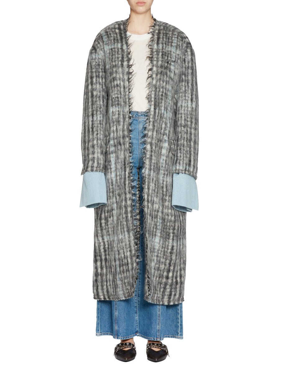 cappotto jonathan mohair grey - jejia - cappotto