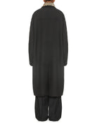 cappotto lana collo ghepardo nero - rohe - cappotto