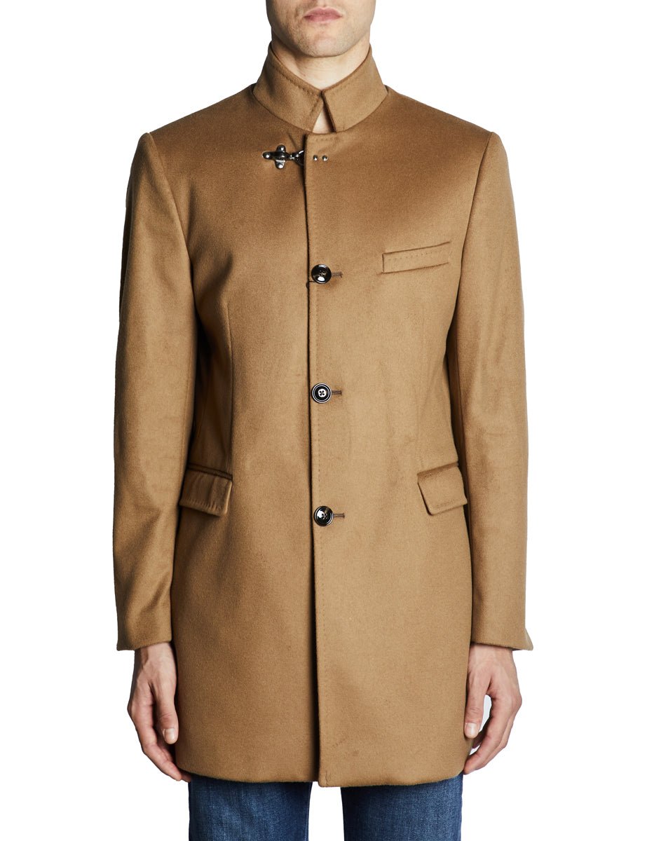 cappotto monopetto panno biscotto - blufrida - cappotto