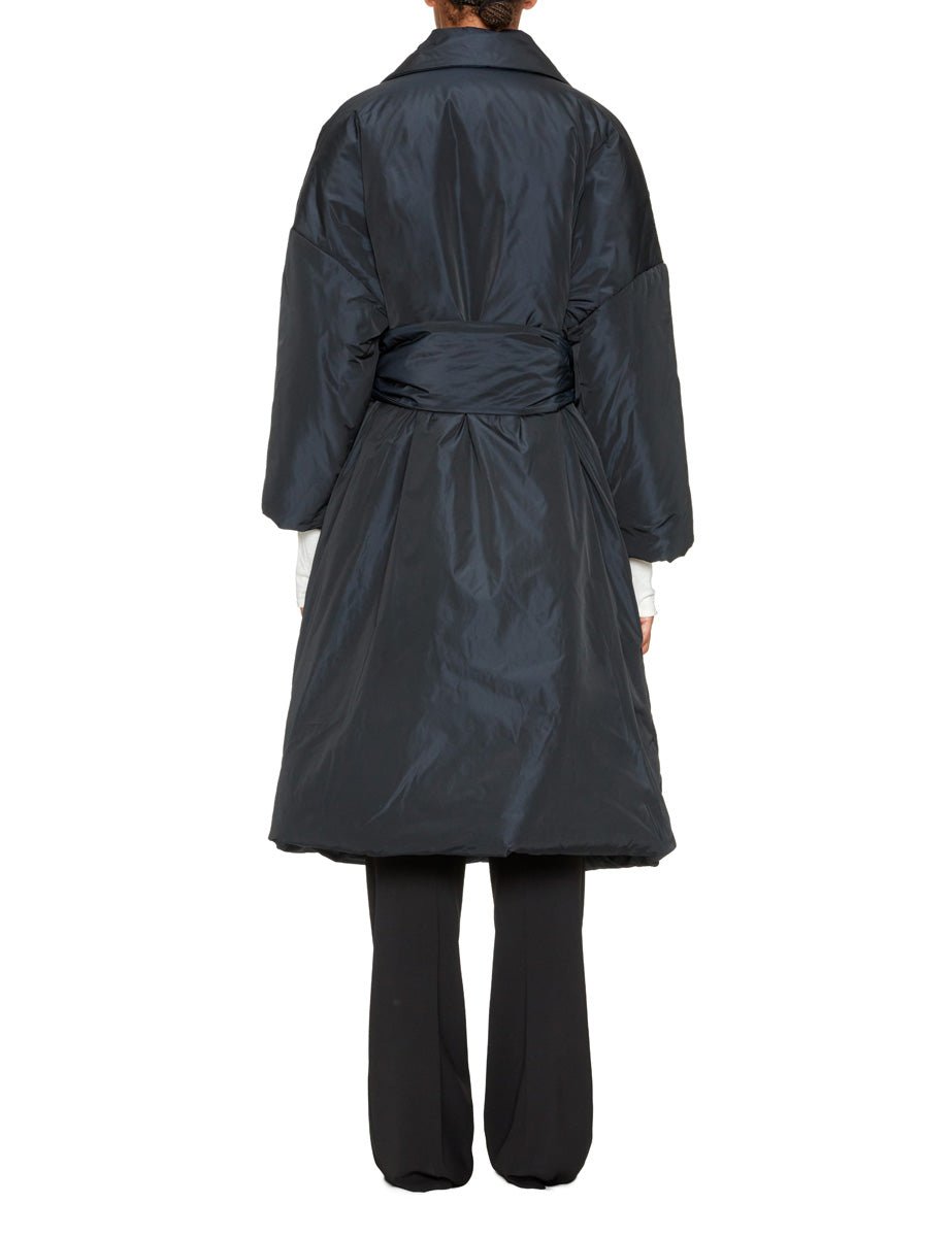 cappotto ovatta over blu notte - co.go - cappotto