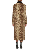 cappotto over leopardo beige - forte forte - cappotto