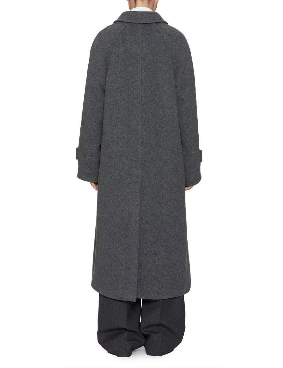 cappotto over monopetto grigio melange - n21 alessandro dell'acqua - cappotto