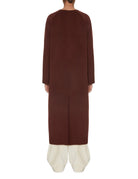 cappotto over sciarpa cioccolato - beatrice b - cappotto
