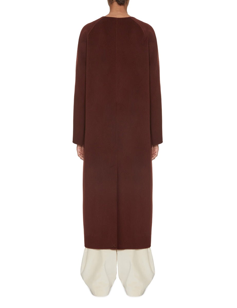 cappotto over sciarpa cioccolato - beatrice b - cappotto