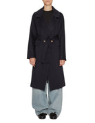 cappotto panno lana cashmere notte - Frida SRL