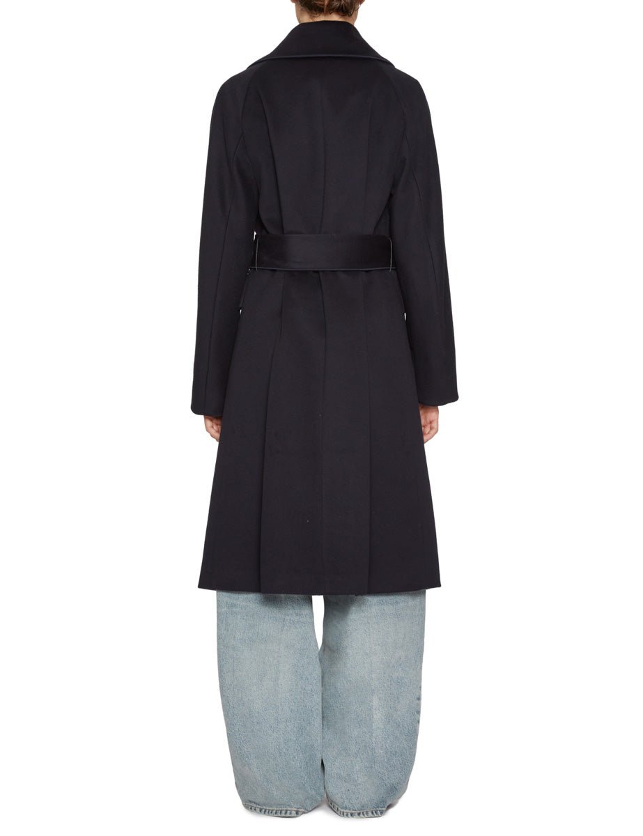 cappotto panno lana cashmere notte - forte forte - cappotto