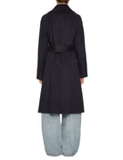cappotto panno lana cashmere notte - Frida SRL