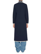 cappotto passamaneria blu - Frida SRL