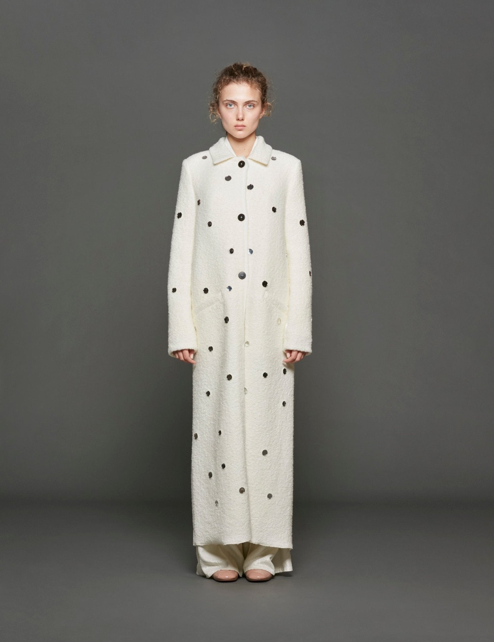 cappotto soft boucle avorio - Frida SRL