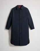 cappotto wool overcoat syrah check - Frida SRL