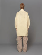 cappotto zip lana panna - Frida SRL