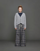 cardigan collo tilda grigio - Frida SRL