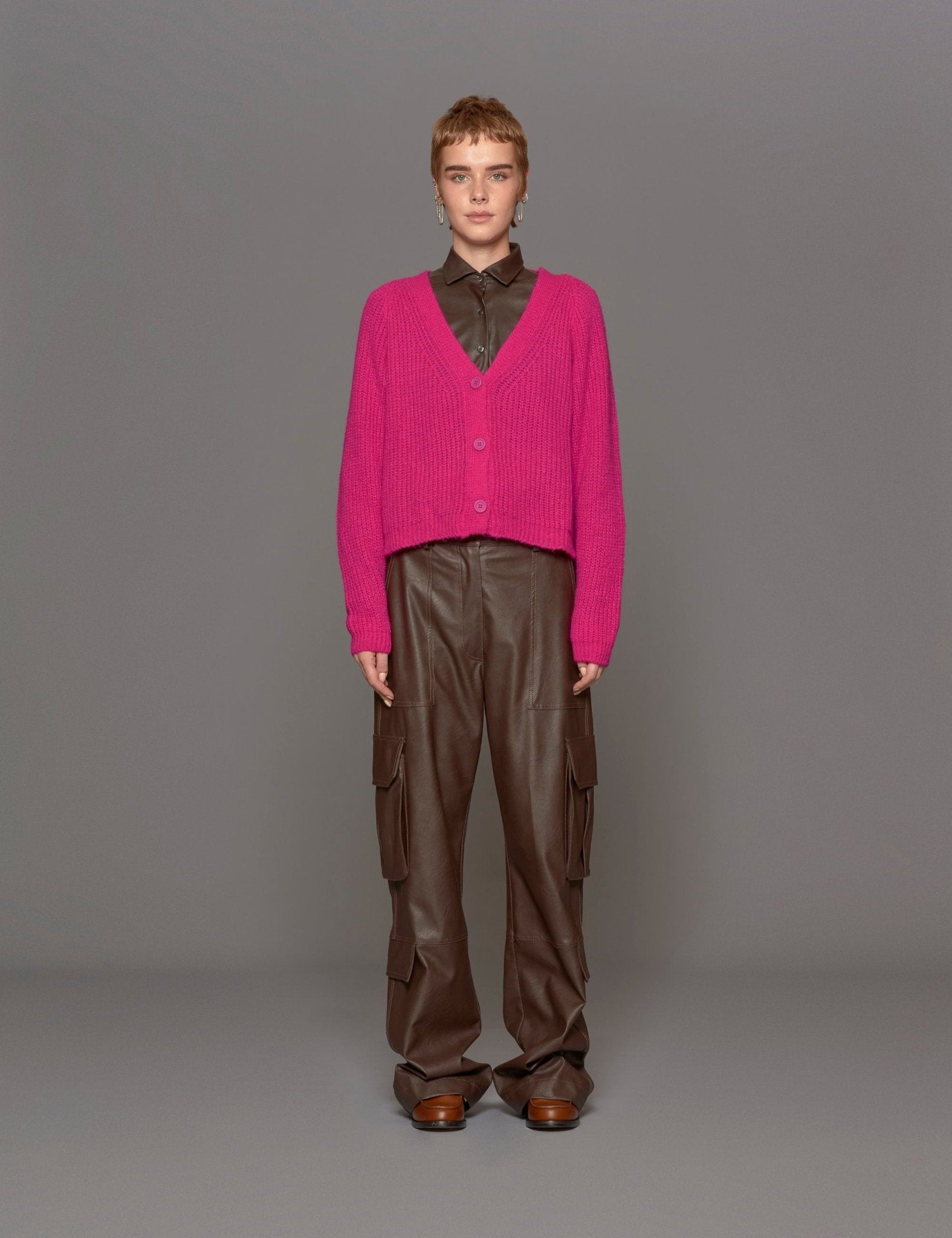 cardigan fuxia - blufrida - cardigan